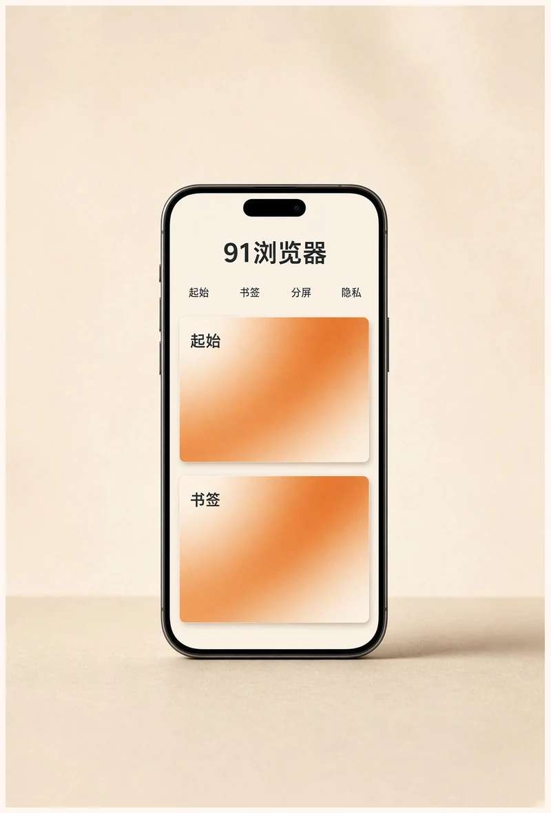 91浏览器APP示意